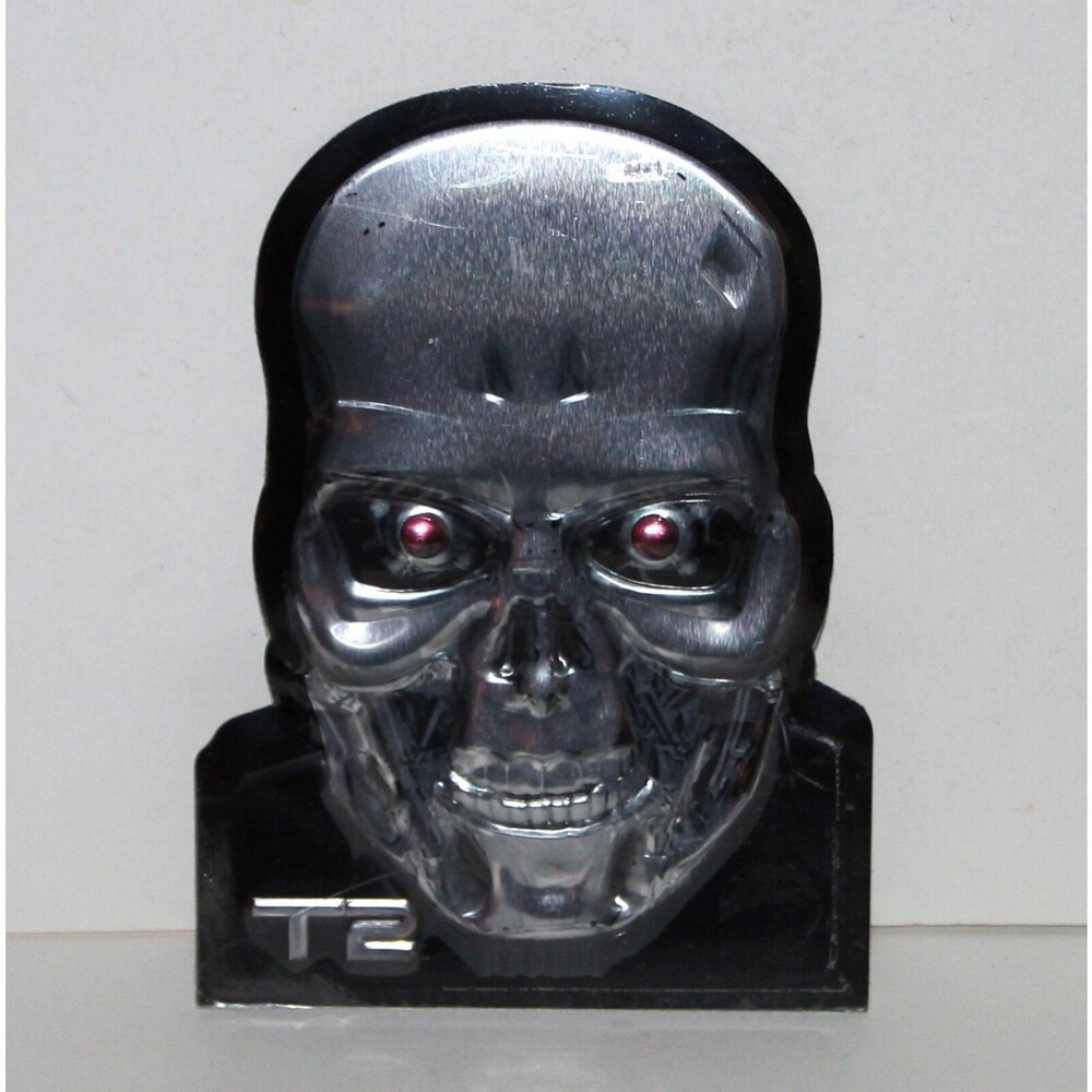 Loot Crate Terminator Judgment Day T2 metal sign plaque ornament Skull 2016